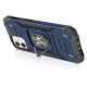 Wozinsky Ring Armor case for iPhone 14 armored cover magnetic holder ring blue