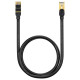 Baseus Speed Seven High Speed RJ45 Network Cable 10Gbps 1m Black (WKJS010101)