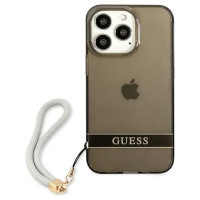 Guess GUHCP13LHTSGSK iPhone 13 Pro / 13 6.1" black/black hardcase Translucent Stap
