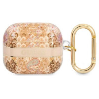 Guess GUA3HHFLD AirPods 3 cover gold/gold Paisley Strap Collection