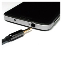 Wozinsky AUX cable angled (male-male) mini jack cable 1.5 m black