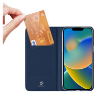 Dux Ducis Skin Pro Holster Flip Cover for iPhone 14 Plus blue