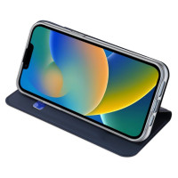 Dux Ducis Skin Pro Holster Flip Cover for iPhone 14 Plus blue