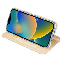Dux Ducis Skin Pro Holster Flip Cover for iPhone 14 Plus gold