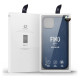Dux Ducis Fino case cover iPhone 14 Plus blue nylon