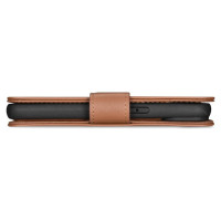 Icarer Wallet Case 2in1 case iPhone 14 leather cover with flap Anti-RFID brown (WMI14220725-BN)
