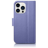 Icarer Wallet Case 2in1 Cover iPhone 14 Pro Anti-RFID Leather Flip Case Light Purple (WMI14220726-LP)