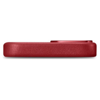 Icarer Case Leather case cover made of natural leather for iPhone 14 Plus red (compatible with MagSafe)