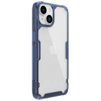 Nillkin Nature Pro case iPhone 14 armored cover blue cover