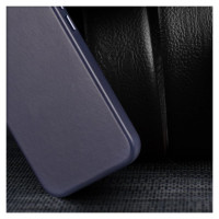 Dux Ducis Naples case for iPhone 14 magnetic leather case MagSafe blue
