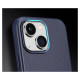 Dux Ducis Naples case for iPhone 14 magnetic leather case MagSafe blue