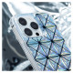 Kingxbar Miya Series case for iPhone 14 Plus back cover rainbow back cover