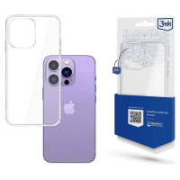 3Mk Protection iPhone 14 Pro silicone case from the 3mk Clear Case series - transparent