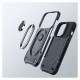 Joyroom Dual Hinge case for iPhone 14 armored case with a stand and a ring holder black