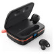 Choetech TWS wireless headphones waterproof with solar panel and built-in 2500mAh powerbank black (BH-T05)