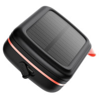 Choetech TWS wireless headphones waterproof with solar panel and built-in 2500mAh powerbank black (BH-T05)