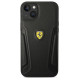 Ferrari FEHCP14MRBUK iPhone 14 Plus 6.7" black/black hardcase Leather Stamp Sides