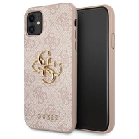 Guess GUHCN614GMGPI iPhone 11 6.1 "/ Xr pink / pink hardcase 4G Big Metal Logo