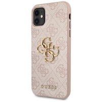 Guess GUHCN614GMGPI iPhone 11 6.1 "/ Xr pink / pink hardcase 4G Big Metal Logo