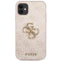 Guess GUHCN614GMGPI iPhone 11 6.1 "/ Xr pink / pink hardcase 4G Big Metal Logo