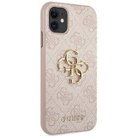 Guess GUHCN614GMGPI iPhone 11 6.1 "/ Xr pink / pink hardcase 4G Big Metal Logo