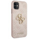 Guess GUHCN614GMGPI iPhone 11 6.1 "/ Xr pink / pink hardcase 4G Big Metal Logo