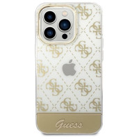 Guess GUHCP14LHG4MHG iPhone 14 Pro 6.1 "gold / gold hardcase 4G Pattern Script