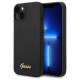 Guess GUHCP14MSLSMK iPhone 14 Plus 6.7 "black / black hard case Silicone Vintage Gold Logo
