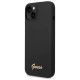 Guess GUHCP14MSLSMK iPhone 14 Plus 6.7 "black / black hard case Silicone Vintage Gold Logo