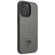 Guess GUHCP14XPSATLG iPhone 14 Pro Max 6.7 "silver / silver hardcase SaffianoTriangle Logo