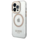 Guess GUHMP14LHTRMD iPhone 14 Pro 6.1 "gold / gold hard case Metal Outline Magsafe