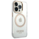 Guess GUHMP14LHTRMD iPhone 14 Pro 6.1 "gold / gold hard case Metal Outline Magsafe