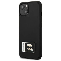 Karl Lagerfeld KLHCP13M3DKPK iPhone 13 6,1" czarny/black hardcase Ikonik Patch