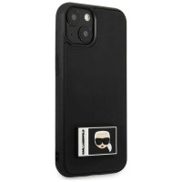Karl Lagerfeld KLHCP13M3DKPK iPhone 13 6,1" czarny/black hardcase Ikonik Patch