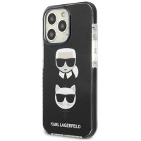 Karl Lagerfeld KLHCP13XTPE2TK iPhone 13 Pro Max 6,7" hardcase czarny/black Karl&Choupette Head