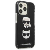 Karl Lagerfeld KLHCP13XTPE2TK iPhone 13 Pro Max 6,7" hardcase czarny/black Karl&Choupette Head