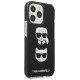 Karl Lagerfeld KLHCP13XTPE2TK iPhone 13 Pro Max 6,7" hardcase czarny/black Karl&Choupette Head