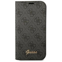 Guess GUBKP14LHG4SHK iPhone 14 Pro 6.1 "black / black book 4G Vintage Gold Logo