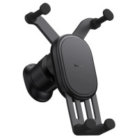 Baseus car holder with built-in 15W inductive charger for air vent black