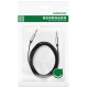 Ugreen AV119 10733 audio cable mini jack 3.5mm / mini jack 3.5mm 1m - black