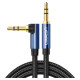 Ugreen audio cable AUX angled minijack 3.5 mm 2m blue (AV112)