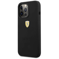 Ferrari FESSIHMP13LBK iPhone 13 Pro / 13 6.1" black/black hardcase Silicone MagSafe