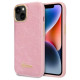 Guess Croco Collection case for iPhone 14 Plus - pink