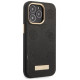 Guess GUHMP13LSAPSTK iPhone 13 Pro / 13 6.1" black/black hardcase Peony Logo Plate MagSafe