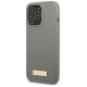 Guess GUHMP13XSPLG iPhone 13 Pro Max 6.7" grey/grey hard case Silicone Logo Plate MagSafe