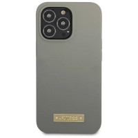 Guess GUHMP13XSPLG iPhone 13 Pro Max 6.7" grey/grey hard case Silicone Logo Plate MagSafe