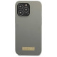 Guess GUHMP13XSPLG iPhone 13 Pro Max 6.7" grey/grey hard case Silicone Logo Plate MagSafe