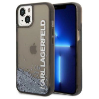 Karl Lagerfeld Liquid Glitter Elong case for iPhone 14 Plus - black