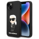 Karl Lagerfeld Silicone Ikonik case for iPhone 14 Plus - black