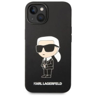Karl Lagerfeld Silicone Ikonik case for iPhone 14 Plus - black